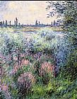 Claude Monet A Spot On The Banks Of The Seine painting